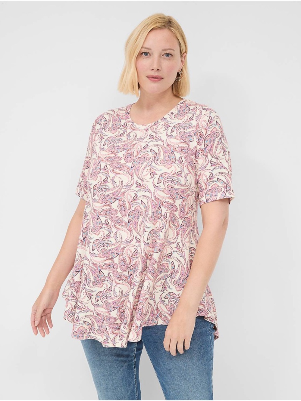 Lane Bryant Max Swing Perfect Sleeve Crew-Neck Tee Size 18/20/2X